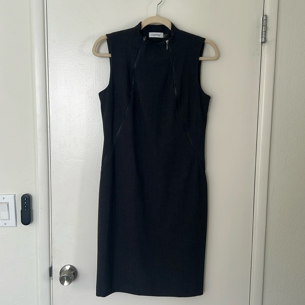 Sleeveless Grey Calvin Klein Dress